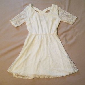 Mymichelle white dress
